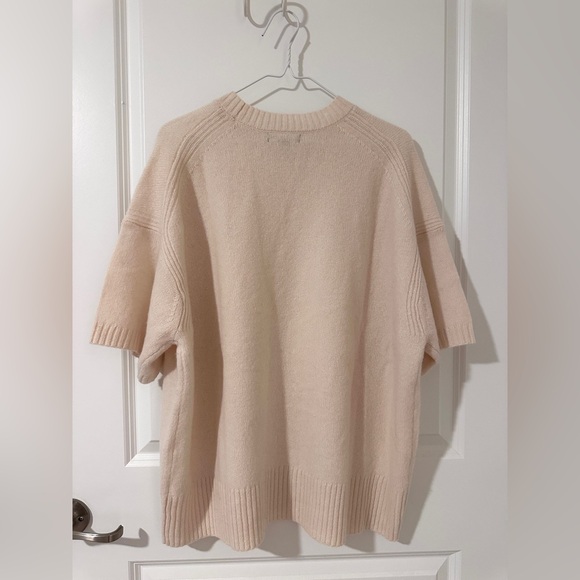 New! JCrew Oversized sweater-tee in Lambs wool, LG - Picture 4 of 6